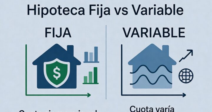 Hipoteca fija o variable: cuál conviene más en 2026